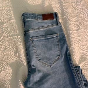 Light Wash Bootleg High Waisted Jeans from Hollister